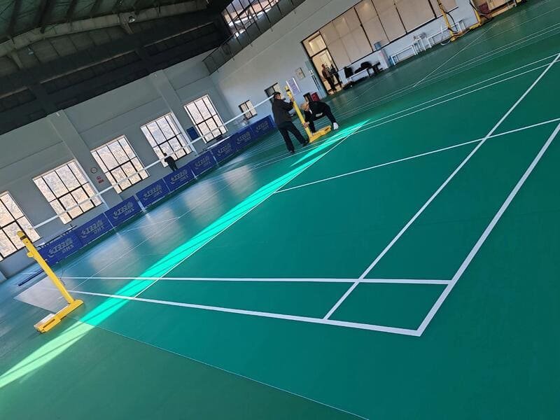 badminton court flooring thickness comparison